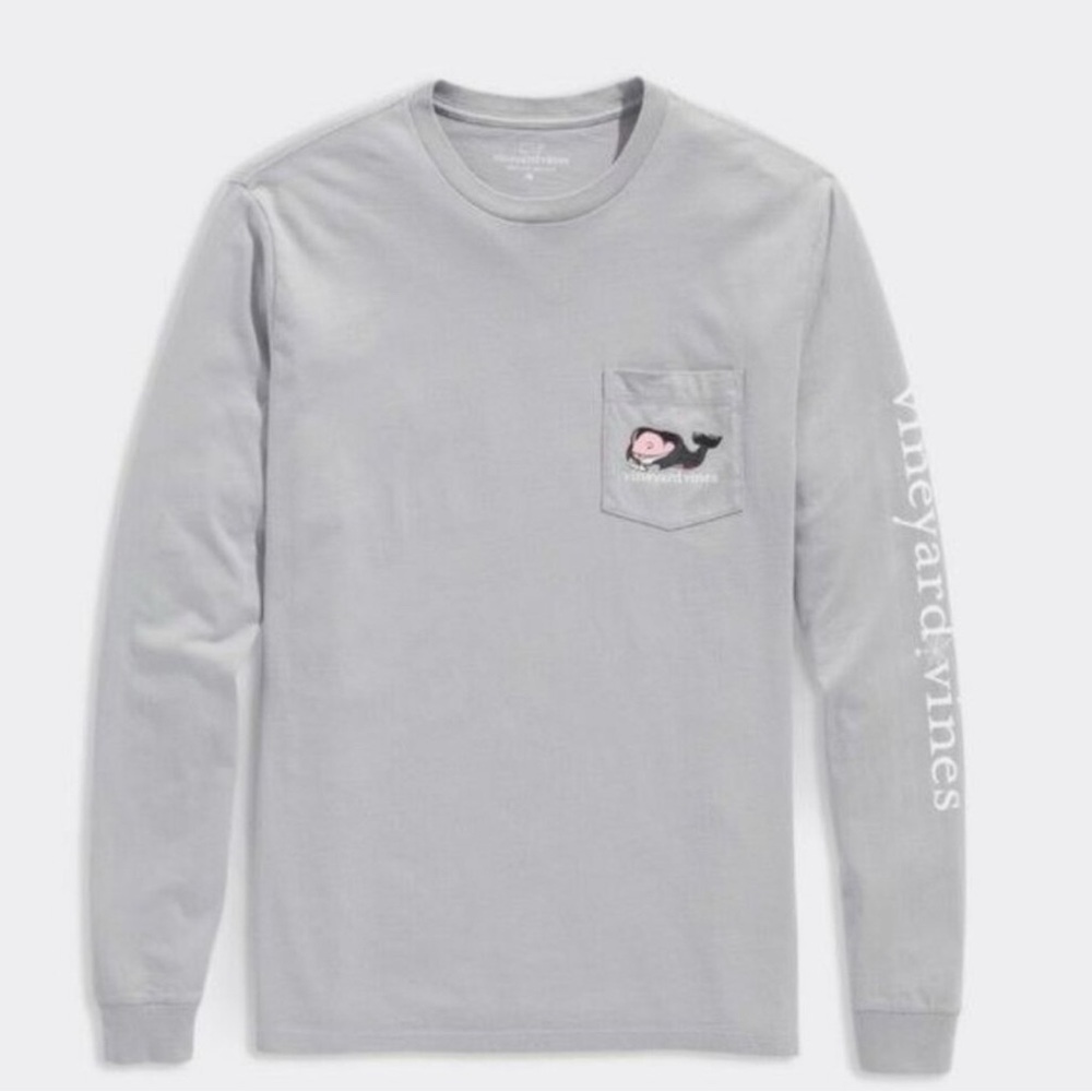 Vineyard Vines Halloween Vampire Graphic Long Sleeve Shirt Sz XL (18) - Picture 2 of 3